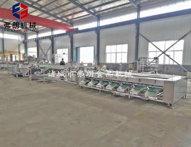 滾杠分級(jí)機(jī)流水線